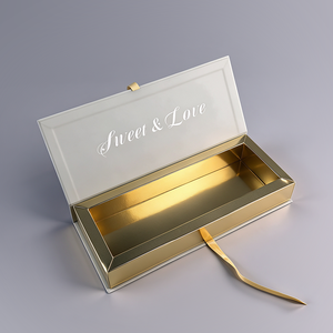 Caja de Regalo Personalizada para el Día de San Valentín, Caja Plegable de Alta Gama, Empaque de Regalo Grande con Degradado de Color, Caja de Regalo con Asa - Product Image 2