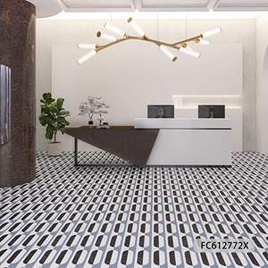 Azulejos de Cerámica con Diseño Floral Clásico Retro de Estrellas Verdes, Textura de Mármol, 600x1200mm, Antideslizantes, <span class=keywords><strong>8</strong></span>.5mm, para Baño - Product Image 5