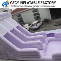 Toboggan aquatique gonflable en PVC violet sur mesure pour usage extérieur, pour la maison, le centre commercial, marque GZCY, parc aquatique gonflable