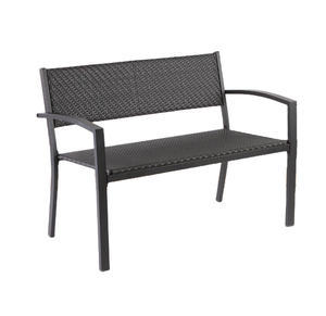 Canapé <span class=keywords><strong>en</strong></span> <span class=keywords><strong>rotin</strong></span> Chaise tissée ajouter une <span class=keywords><strong>table</strong></span> Ensemble <span class=keywords><strong>de</strong></span> fauteuils <span class=keywords><strong>en</strong></span> osier 4 pièces dans un cadre <span class=keywords><strong>en</strong></span> acier Mobilier <span class=keywords><strong>de</strong></span> <span class=keywords><strong>jardin</strong></span> extérieur <span class=keywords><strong>tressé</strong></span> - Product Image 1