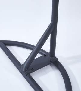 Vente en gros de balançoire d'intérieur en métal pour adulte balançoire ronde de patio <span class=keywords><strong>chaise</strong></span> œuf <span class=keywords><strong>suspendue</strong></span> pliable moderne rose <span class=keywords><strong>avec</strong></span> repose-pieds - Product Image 6