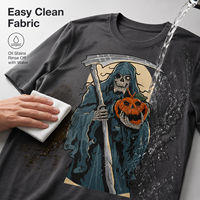 T-shirt graphique vintage personnalisé JNEI pour homme, streetwear surdimensionné, 100% polyester, séchage rapide, 150 g/m², protection UV