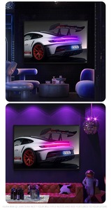 Panneau publicitaire rétro vintage 3D à LED, panneau à lettres pour café, pub, menu de voiture, affichage <span class=keywords><strong>des</strong></span> prix avec message modifiable - Product Image 6