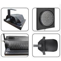 Feux de signalisation LED portables pour la sécurité routière, personnalisables, 200 mm, clignotants, AC 85-265V, rechargeables, 50 000 heures d'utilisation continue