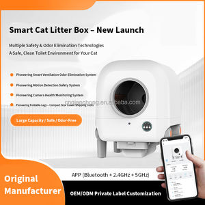 Großes, selbstreinigendes, intelligentes Katzenklo mit Luftzirkulation für mehrere Haustiere, App-Steuerung, automatisches Katzenklo - Product Image 5