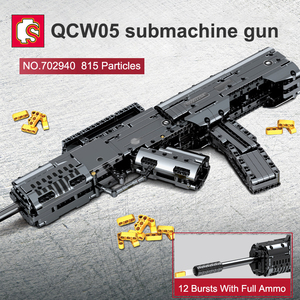 Sembo Khối 702940 Tự Làm Đồ Chơi Thiết Lập Vũ Súng Loạt Beneli Shotgun Tự Động Quân Đội Lắp Ráp Gạch Cho Người Đàn Ông Súng Những Người Đam Mê - Product Image 2