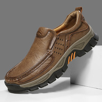 Chaussures plates décontractées pour hommes, à enfiler, à semelle souple, antidérapantes, de haute qualité, confortables, pour affaires et travail en extérieur
