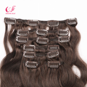 Extensiones de cabello Remy ruso más vendidas Extensiones de cabello de barrido crudo rizado real - Product Image 5