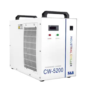 S & A CW5200 pendingin air industri pendingin air untuk pengukir Laser CO2 mesin penanda laser UV