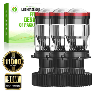 Ampoules de phares <span class=keywords><strong>LED</strong></span> H4 détachables Y7D 90W 11000LM à installation facile, fourniture d'usine, pièce de rechange pour le marché secondaire - Product Image 1