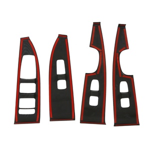 WZXD Prix d'usine Nouvelle Arrivée Accessoires Intérieurs Cache-poignée Intérieur en Carbone pour 2021 - Product Image 3