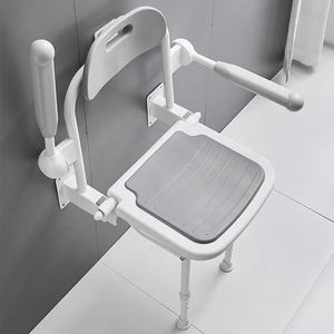 2022 New Design MUNIU Foldable Aluminum Alloy Shower <strong>Chair</strong> with 190KG Load Capacity 42.5-55cm Seat Height for <strong>Elderly</strong> - Product Image 2