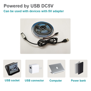 Nastro remoto IR nastro RGB per la decorazione della stanza striscia LED USB la retroilluminazione <span class=keywords><strong>TV</strong></span> dello schermo del PC a LED flessibile di vendita - Product Image 3