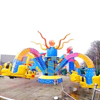 Manège Octopus Durable pour Enfants, Équipement de Fête Foraine et de Parc d'Attractions, En Vente