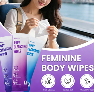 Toallitas Femeninas Hipoalergénicas Sin Tejido para Piel Sensible Sin <span class=keywords><strong>Alcohol</strong></span> Sin Fragancia Extra Gruesas y Resistentes Cuidado Íntimo Diario - Product Image 4