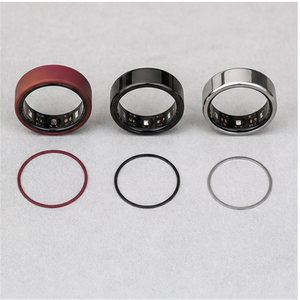 Coque de protection pour Oura Ring 4 Gen 3, motif Bourgogne, en silicone, avec logo personnalisé, emblème bouclier, protection robuste - Product Image 3