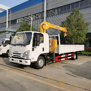 รถเครนขนาดเล็ก อีซูซุ 4x2 5 ตัน แบบไฮดรอลิกติดตั้งบนรถบรรทุก - Product Image 4