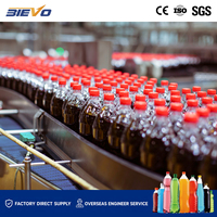 Ligne de remplissage automatique de boissons gazeuses 15800BPH, machine de remplissage de 1,5L PET pour eau tonique, SUS316, fabricant OEM de boissons