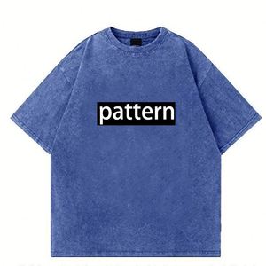 เสื้อยืดคอตตอนวินเทจ สีพื้น เรียบง่าย สปอร์ต แขนสั้น เสื้อผู้ชาย สั่งทำเพิ่มลายได้ - Product Image 5