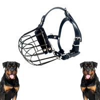 Haute qualité extérieur en acier inoxydable chien museau masque Anti mordre chiens Animal bétail sécurité masque en métal