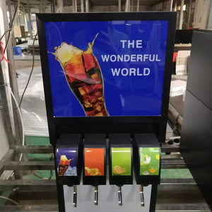 Distributeur de boissons gazeuses, machine à <span class=keywords><strong>cola</strong></span>, trois types de boissons, grande capacité, meilleur prix, peinture noire pour la cuisson - Product Image 1