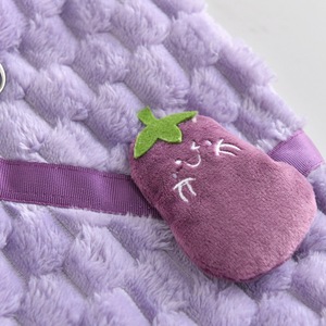 Pet <b>Clothes</b> Eggplant Vest Purple Polyester Warm For <b>Cats</b> Dogs Autumn Winter - Product Image 3