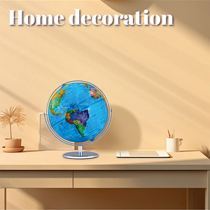 Bản đồ giáo dục thế giới cho trường văn phòng và máy tính để bàn có sẵn với giá bán buôn và giá rẻ quả cầu thế giới với bản đồ Đại dương xanh - Product Image 2