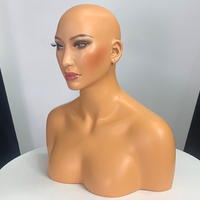 Modèle de tête de femme JOJO FRP, tête féminine sexy avec seins, perruque, chapeau, lunettes, accessoires de présentation, mannequin poupée à vendre