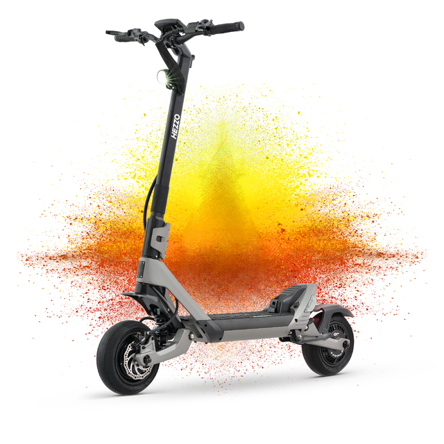 HEZZO EU US Warehouse Electric Scooter 60V 3200W Dual Motors Foldable Off Road Fat Tire 23Ah Moped Scooter Escooter for Adult