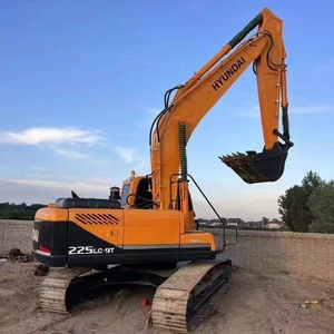 Excavatrice d'occasion Hyundai 225lc-9t de qualité supérieure 22 tonnes moteur d'origine Hyundai 225lc-9t excavatrice à vendre - Product Image 3