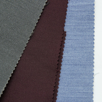 Tissu Sergé Mini TR Doux Extensible 2/2 en 75% Polyester, 20% Rayonne, 5% Lin et Spandex, Idéal pour Blazers, Pantalons à Jambes Larges et Robes - Vente Chaude