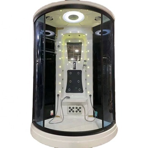 Cabina <span class=keywords><strong>Doccia</strong></span>/Bagno Turco di Lusso con Telaio Quadrato in Alluminio Scorrevole per Uso in Appartamento - Product Image 1