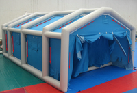 Tente gonflable Hualong en PVC de haute qualité, imperméable, imprimée anti-UV, structure de réception monocouche quatre saisons pour l'extérieur