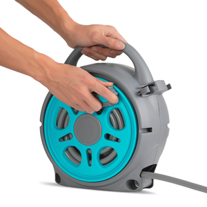 Enrouleur de <span class=keywords><strong>tuyau</strong></span> de jardin télescopique ANSI portable, mini, réglable, en ABS, haute <span class=keywords><strong>pression</strong></span> 500 PSI, avec poignée télescopique - Product Image 6