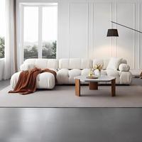 Fabricant de canapés modulaires OEM ODM, canapé nuage moderne compressé en boîte, tissu personnalisé, mobilier de salon