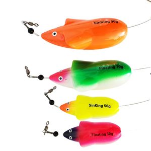 SNEDA flottant/coulant lueur dans le noir eau Rat leurres appâts <span class=keywords><strong>de</strong></span> pêche à la traîne en haute mer pour thon/marlin/voilier et carpe - Product Image 1