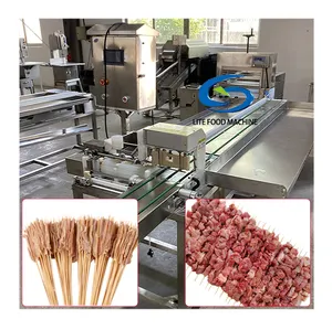 PLC Lite Machine automatique de fabrication de shish kebab poulet Offre Spéciale à grande vitesse
