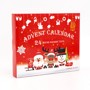 Boîte-cadeau vide personnalisée pour <span class=keywords><strong>calendrier</strong></span> de l'avent de Noël, emballage pour aliments et jouets de Noël, boîte mystère DIY, boîtes en papier surprise - Product Image 2