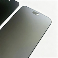 Protection d'écran anti-espion AG Matte, qualité AAA, dureté 9H, verre trempé ultra-fin, couverture intégrale pour 18 Pro Max