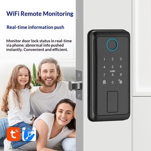 Cerradura Electrónica para Puerta de Madera con Huella Dactilar, Contraseña y Llave de Desbloqueo DS05, para Uso Transfronterizo - Product Image 2