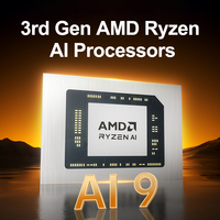 Mini PC AMD Ryzen AI 9 HX 370, 12 Núcleos, 24 Subprocesos, Placa Base Mini ITX, Compatible con Oculink DDR5, para Juegos y Estaciones de Trabajo de IA