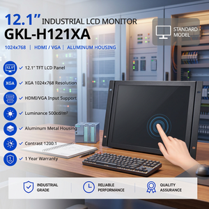 Monitor Industrial de Montaje en Panel de Primera Calidad, Monitor VGA con Relación de Aspecto 4:3 y Soportes de Montaje en Panel - Product Image 1