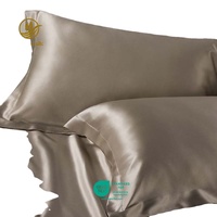 19 22 25 Momme 100% 6A Taies d'oreiller en soie véritable Taies d'oreiller en soie pure Taie d'oreiller en soie 22 Momme Fermeture à glissière avec boîte personnalisée