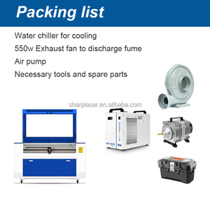 Cc1610 CNC 1610 CO2 máy cắt laser 300W và 100W, 150W tùy chọn - Product Image 6