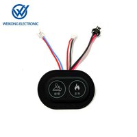 Interrupteur de contrôle de température, réglage de chauffage et contrôleur de ventilateur pour coussin de siège, domotique, indice de protection IP65, 5V/12V/24V