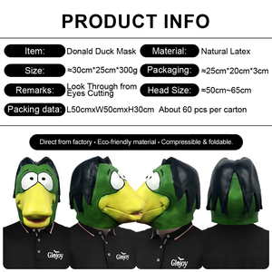Maschera in Lattice Divertente a Forma di Anatra, Accessori per Costume di Halloween, Ordine all'Ingrosso Personalizzato - Product Image 2