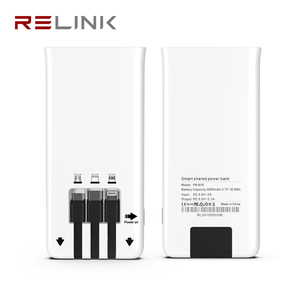 <span class=keywords><strong>Banco</strong></span> de Energía Compartido Estándar de 5000mAh para Estaciones de <span class=keywords><strong>Alquiler</strong></span> de 6/12/24/48 Ranuras con Cables Micro USB Tipo-C Integrados - Product Image 2