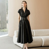 Robe pour femme taille moyenne, élégante, décontractée, pour l'été et les fêtes, tenue d'hôtesse 2026, fabricant professionnel