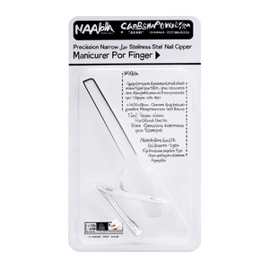 Coupe-ongles professionnel en acier inoxydable à mâchoires étroites de précision pour manucure des doigts - Product Image 3