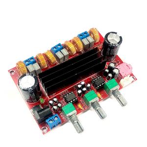 CKXIC 2.1 三チャンネル 2*50W + 100W デジタルパワーアンプボード ハイエンドオーディオアンプ エンクロージャ付き 12-24 - Product Image 4